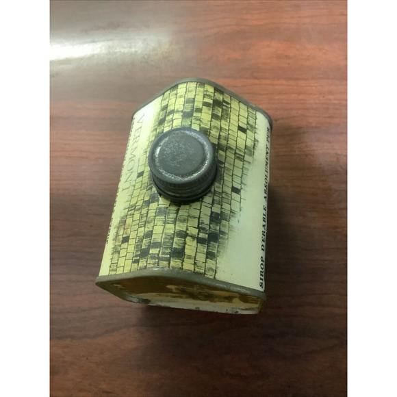 Vintage 1984 Vermont Maple Syrup Log Cabin Metal Empty Tin Container - Picture 6 of 7